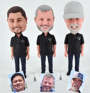 Custom bobbleheads Bobble heads for him/dad/father staff/workers/boss