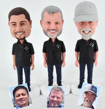 Custom Group bobbleheads Create Your Own Team Bobbleheads For staff