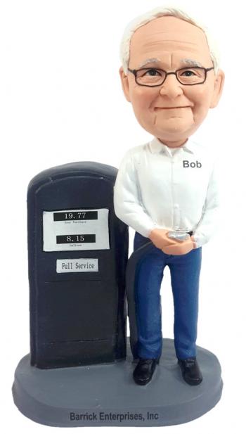 Custom Bobbleheads Oil station worker