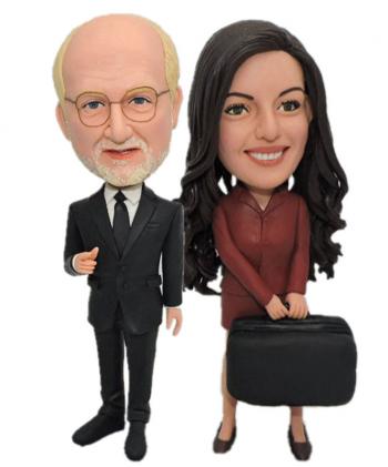 Custom bobbleheads business couple anniversary gifts