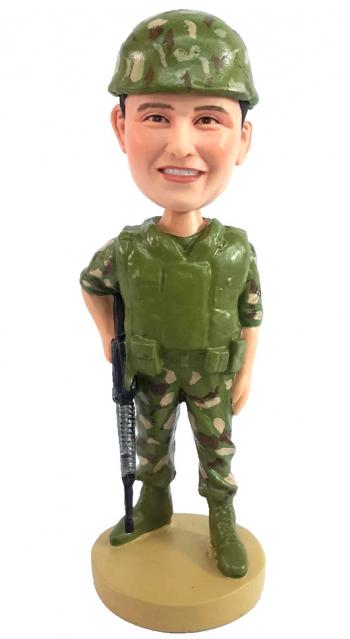 Custom Bobbleheads military soldier Bobble heads for him