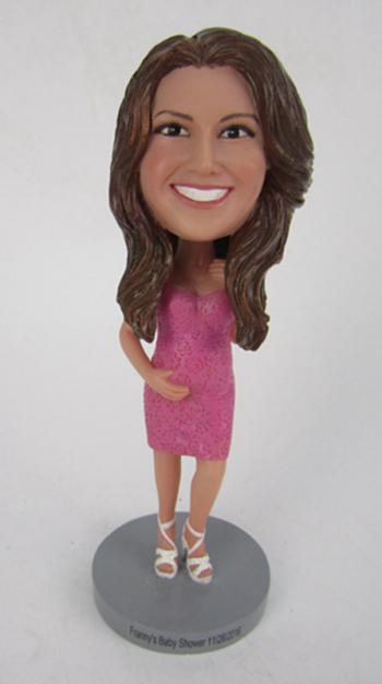 Custom pregnant woman bobble head Bobble heads