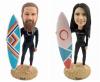 Custom bobbleheads Male/Female surfer with surfboard Custom bobbleheads Male/Female surfer with surfboard
