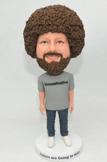 Custom bobbleheads Funny graduation Christmas gifts for best friend afro hairstyle