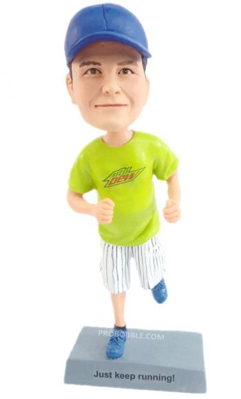 Custom bobbleheads Jogging runner