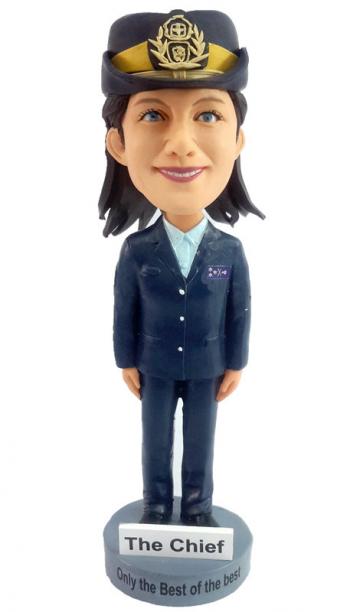 Custom bobbleheads Female police officer