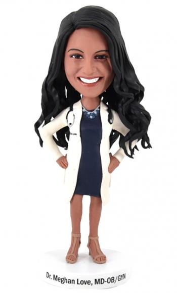 Custom Bobbleheads Female Doctor