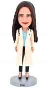 Custom Bobbleheads Female Doctor lab coat