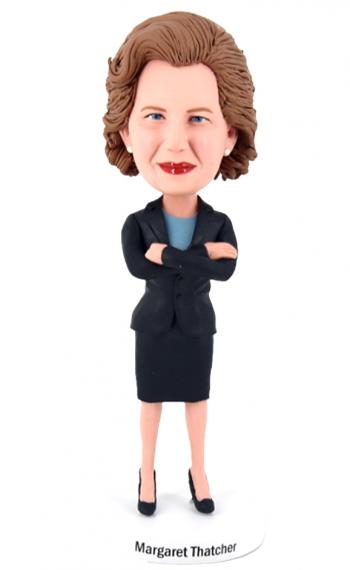 Custom bobblehead office lady female boss bobbleheads