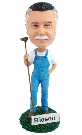 Custom Bobbleheads With Golf Club oldschool Golfer