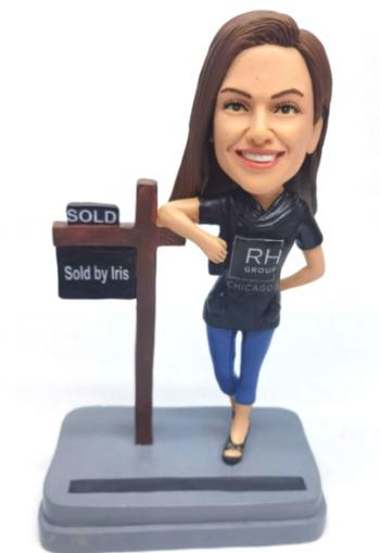 Custom bobbleheads realtor Bobbleheads Gifts For realtor