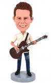 Custom Bobbleheads Guitar Player band Bobble heads for crew