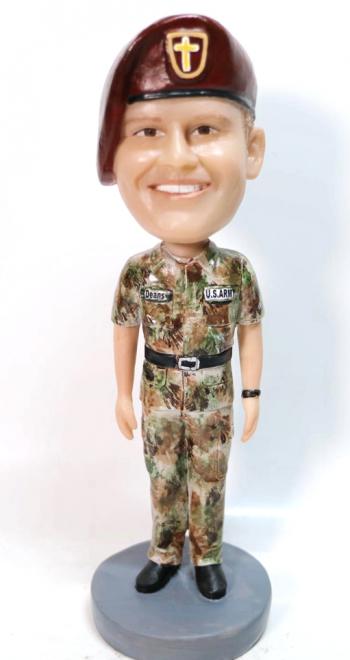Custom Bobbleheads US Land Army soldier doll retirement Bobble heads
