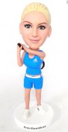 Custom bobblehead tennise athlete female