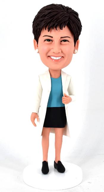 Custom bobbleheads female doctor