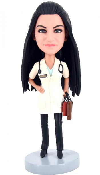 Custom Bobbleheads Female doctor/nurse