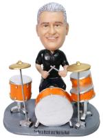 Custom bobbleheads drummer anniversary Bobble heads birthday Bobble heads