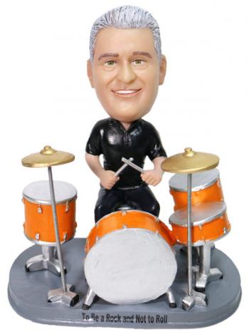 Custom bobbleheads drummer anniversary Bobble heads birthday Bobble heads