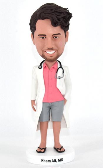 Custom Bobbleheads Doctor in Shorts