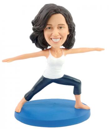 Custom Bobbleheads Yoga lady