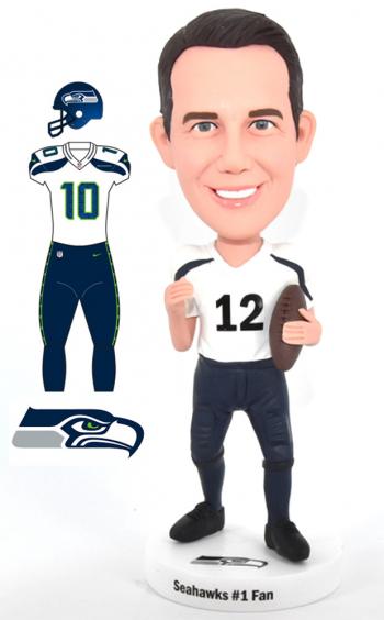 Custom bobbleheads footbal player any team any logo