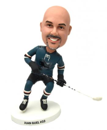 Custom bobblehead hockey player Sharks team(Or any other teams)