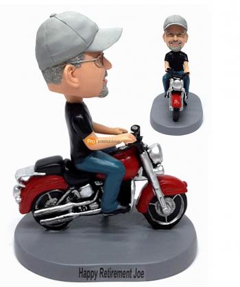Custom bobbleheads Motorbike Father's Day Gifts For Dad Motorcycle