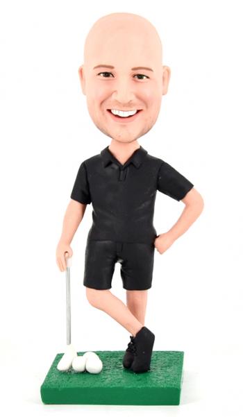 Custom bobbleheads golf man boss golfer husband golf fans