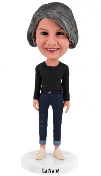 Custom bobbleheads Female elite Bobble heads for boss in your own cloth