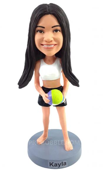 Custom bobbleheads volleyball player female