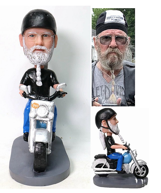 Custom bobbleheads Figurines Motorbike Father Gifts For Dad Retirement Gifts - Click Image to Close