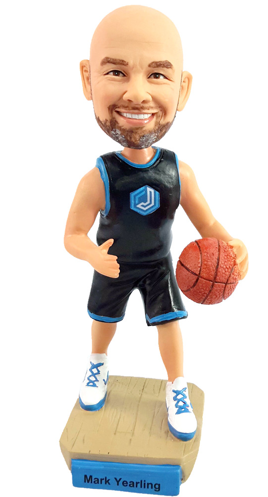 Custom BobbleHeads Basketball Star/fans/coach - Click Image to Close
