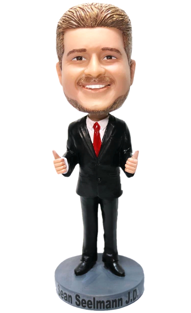 Custom bobbleheads Businessman Two thumps up boss - Click Image to Close