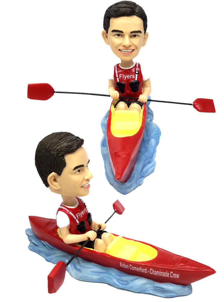 Custom Bobbleheads Rowing single boating - Click Image to Close