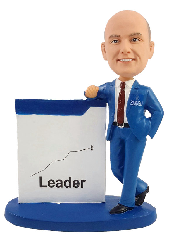 Custom Bobbleheads Financial Consultant boss manager reporting - Click Image to Close