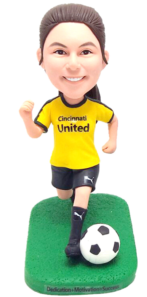 Custom Bobbleheads Female soccer - Click Image to Close