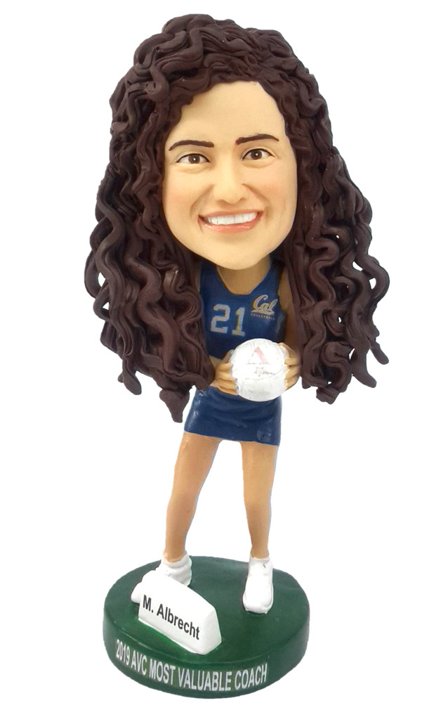 Custom bobbleheads Volleyball girl female sports bobblehead - Click Image to Close