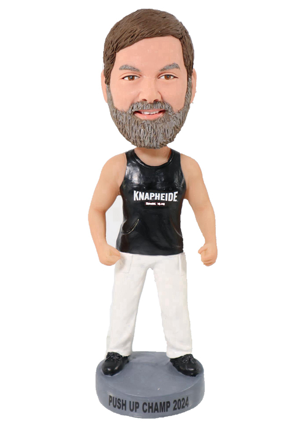 Custom Muscle Man Bobblehead Personalized Gift for Fitness Enthusiasts - Click Image to Close