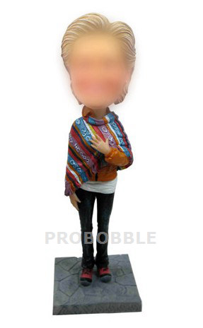 Lady Wear shawl Bobble heads - Click Image to Close