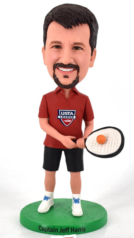 Custom Bobbleheads Tennis Player office bobbleheads - Click Image to Close