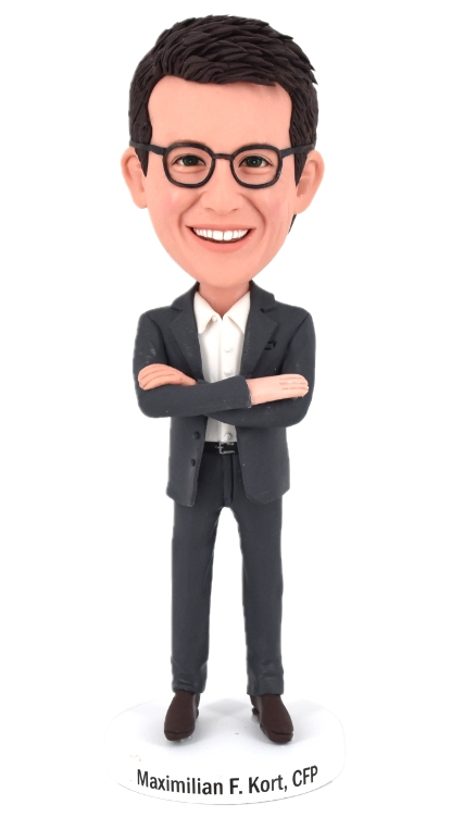 Custom bobbleheads hands across chest Bobble heads for boss/agent/him - Click Image to Close